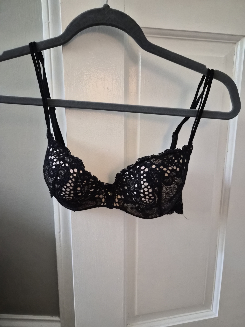 Victoria's Secret Black Lace Demi Bra